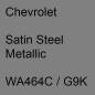 Preview: Chevrolet, Satin Steel Metallic, WA464C / G9K.